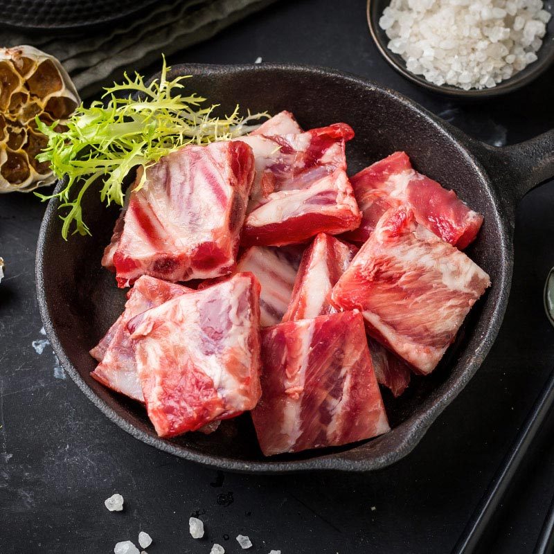 【苏宁生鲜】膳博士冻黑猪肋排粒300g