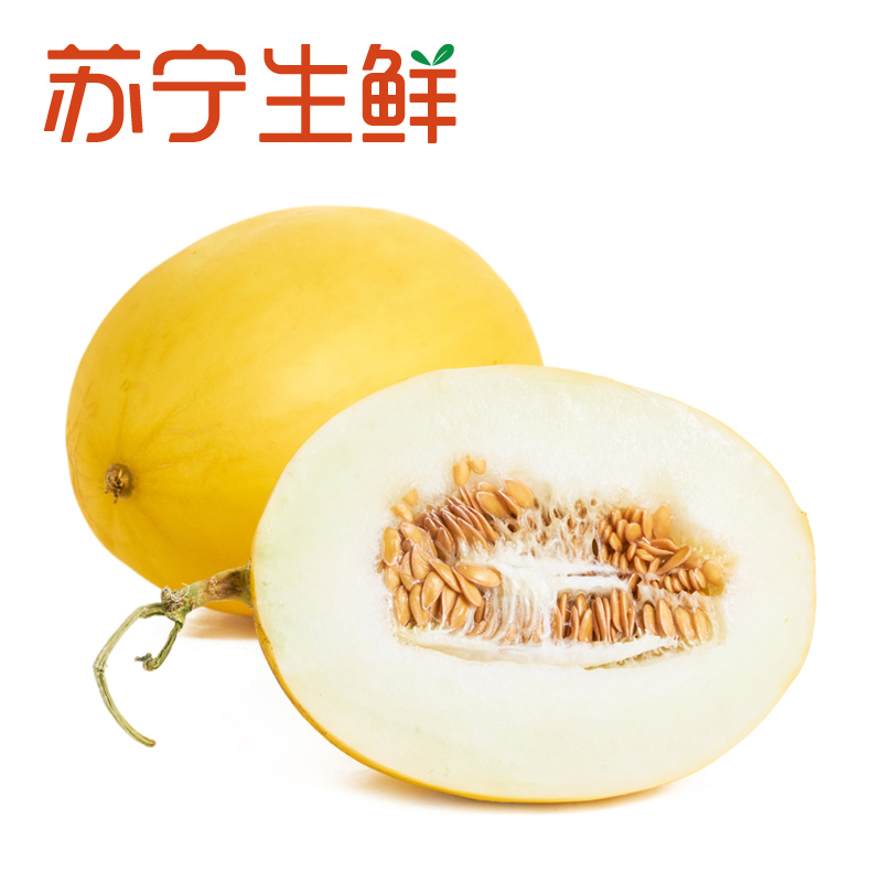 [苏宁生鲜]海南金香玉蜜瓜1个1kg以上/个