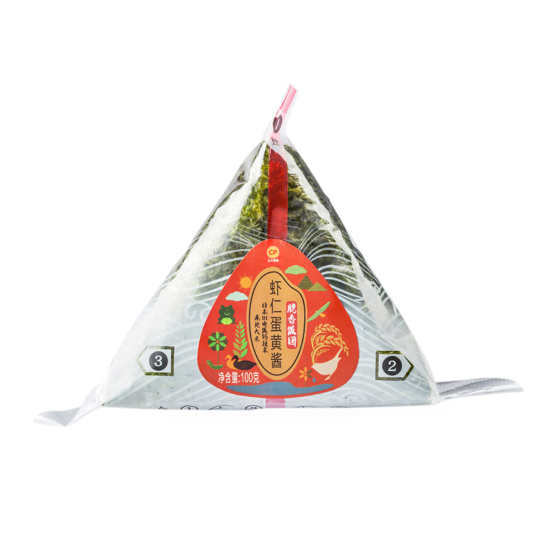 【苏宁生鲜】CP正大食品虾仁蛋黄酱脆香饭团100g 方便速食