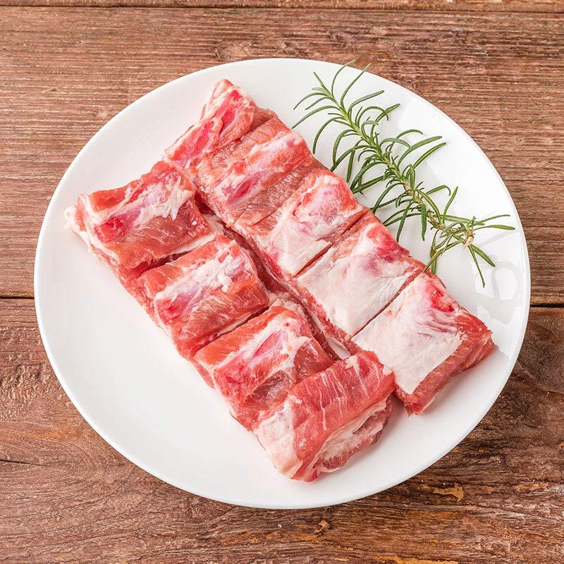 苏宁生鲜荣牧冰鲜猪肋排250g猪肉