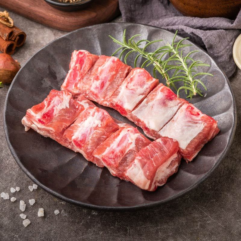 【苏宁生鲜】荣牧冰鲜猪肋排250g 猪肉