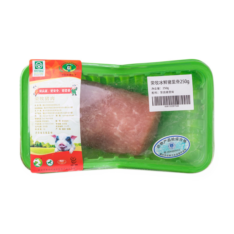 【苏宁生鲜】荣牧冰鲜猪里脊250g 猪肉