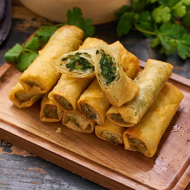 苏宁生鲜苏阿姨荠菜肉丝春卷200g