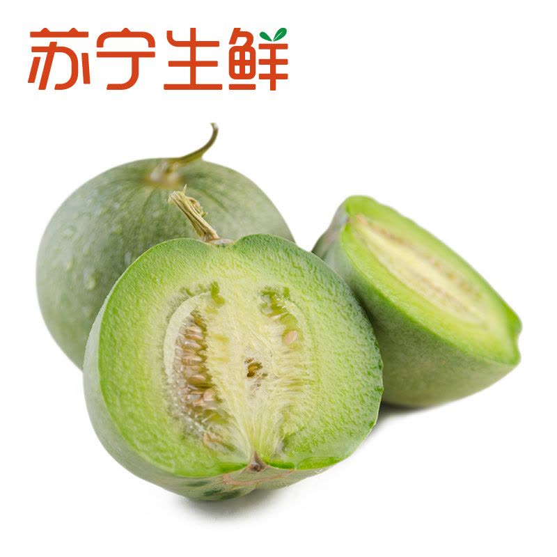 [苏宁生鲜]辽宁绿宝香瓜2个200g以上/个图片