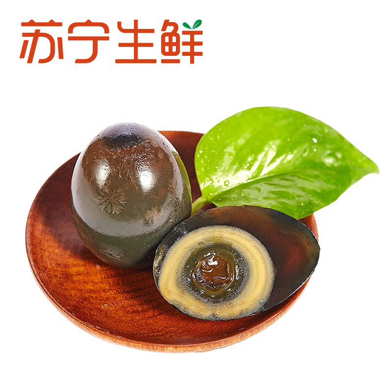 [苏宁生鲜]誉福园松花皮蛋720g(12枚)