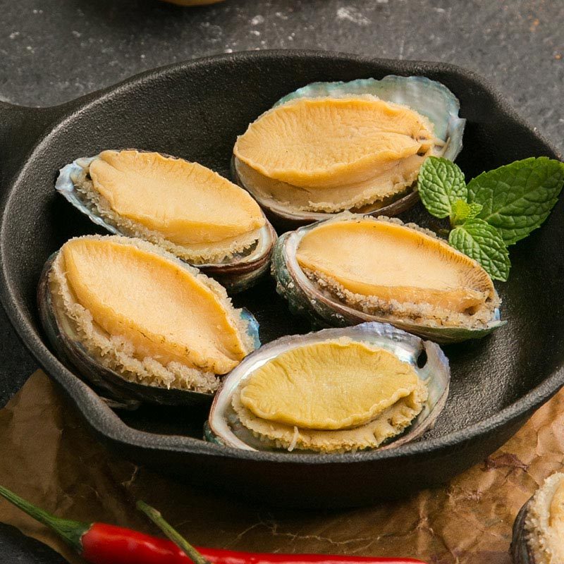 苏宁生鲜獐子岛冻煮连壳鲍鱼180g8只装