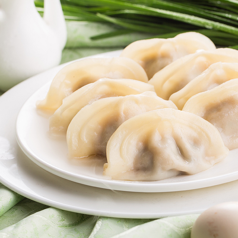 苏宁生鲜三全珍鲜灌汤猪肉荠菜水饺450g