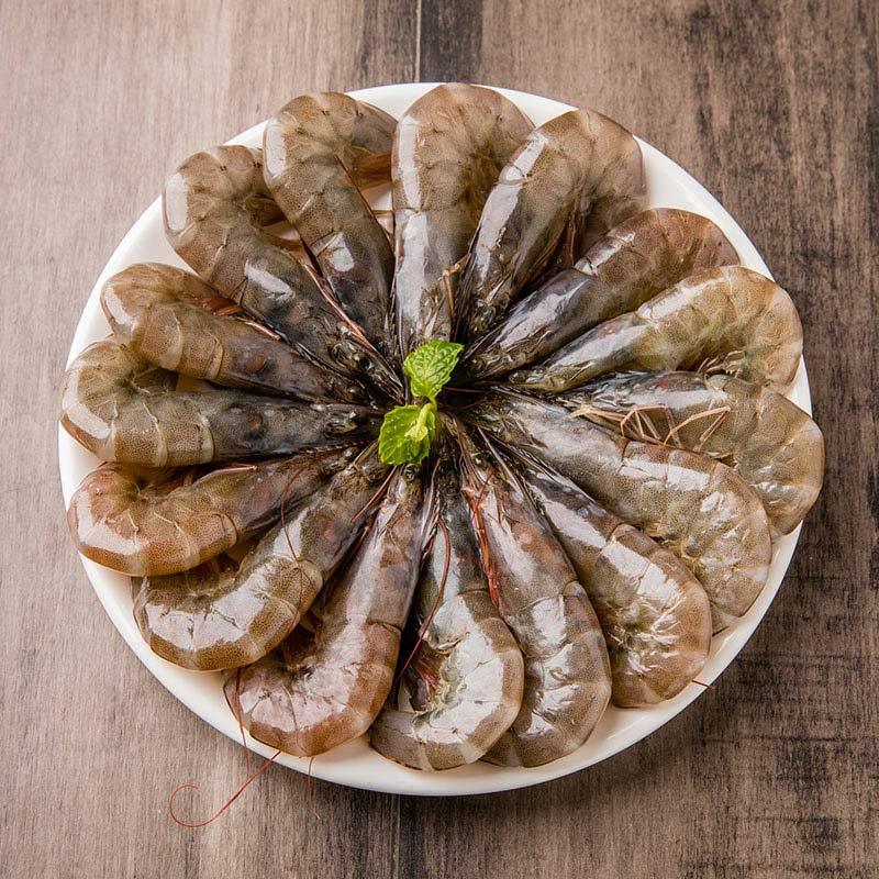 【苏宁生鲜】KINGOSCAR生冻凡纳对虾500g(21-25只)