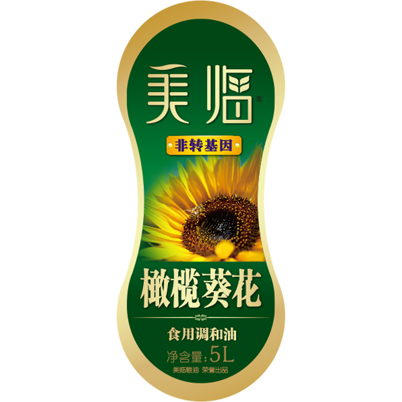 美临 橄榄葵花调和油 食用油 (含18%特级初榨橄榄油) 5L