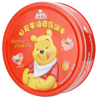 滨崎 心宠牛油曲奇饼干238g/罐 可爱造型休闲零食儿童零食办公室零食