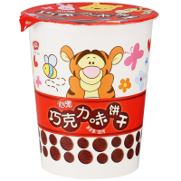 滨崎 小熊维尼心宠巧克力味饼干120g/盒 可爱造型休闲零食儿童零食办公室零食