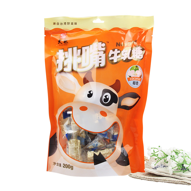 太祖牛轧糖200g 椰香奶糖 糖果 喜糖特产休闲零食