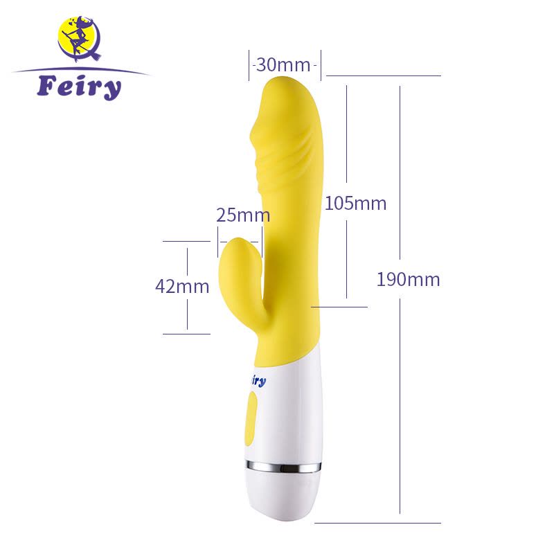 Feiry震动棒双头强力震动女用自慰器具 成人用品 情趣性爱玩具防水静音图片