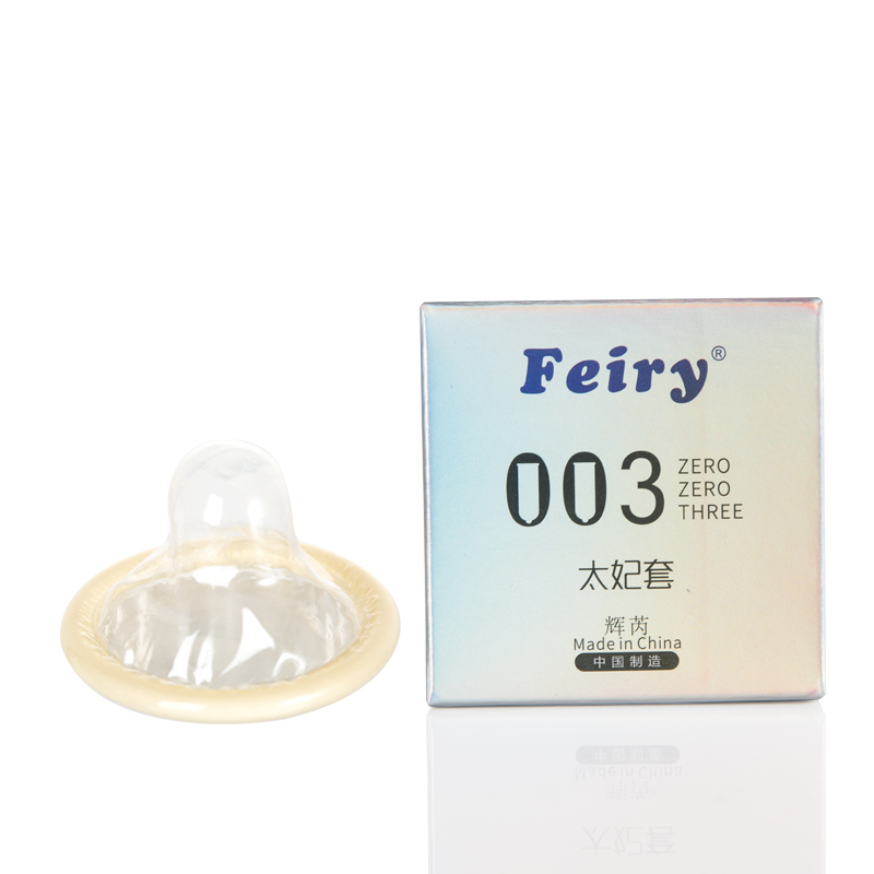 Feiry太妃003避孕套3只装安全套 天然乳胶橡胶超薄套套 计生成人情趣性用品