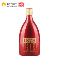 [苏宁超市]苏州特产黄酒 沙洲优黄低聚糖1878系列黄酒---六年陈 整箱八瓶 480ml*8瓶