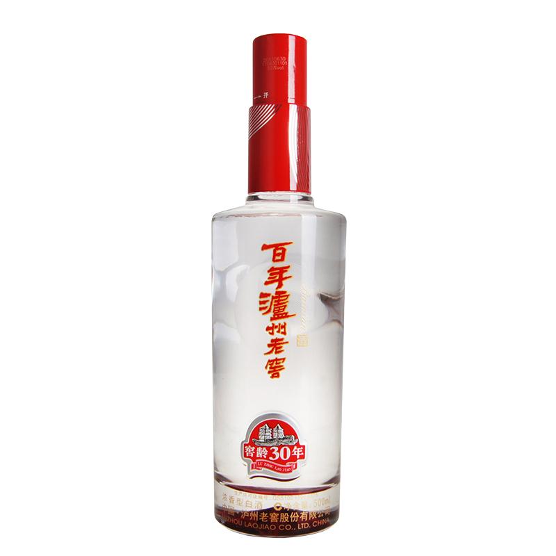 百年泸州老窖窖龄30年52度500ml6浓香型国产白酒整箱
