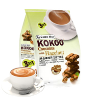 马来西亚进口 泽合三合一榛果味巧克力饮品 速溶可可粉600g