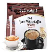 马来西亚原装进口泽合怡保白咖啡 三合一原味600g*2袋 进口速溶咖啡粉