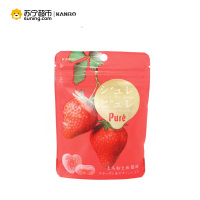 甘乐kanro pure草莓果肉果汁橡皮糖56g