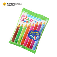 甘乐KANRO彩色铅笔造型8味什锦水果糖80g