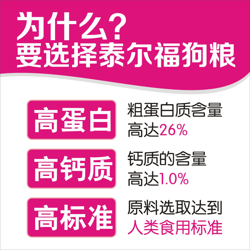 泰尔福(T&F)狗粮 小型犬鸡肉味成犬粮 1.5KG犬用主粮