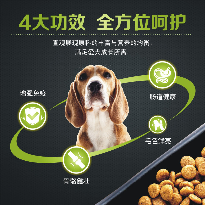 泰尔福(T&F)狗粮 全犬种牛肉味成犬粮 2.5KG犬用主粮