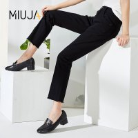 缪佳九分牛仔裤女2018春季新款女裤韩版学生哈伦裤宽松显瘦小脚裤