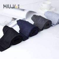 缪佳2018春季薄款女高腰弹力修身舒适外穿打底袜简约纯色显瘦打底裤