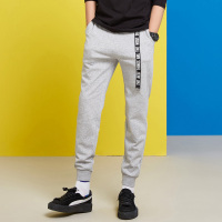 美特斯邦威休闲裤子男2018春装新款潮流织带运动卫裤哈伦韩版潮