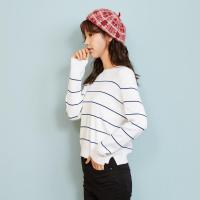 美特斯邦威甜美文艺毛衣女小清新冬装修身打底衫商场款71656410140