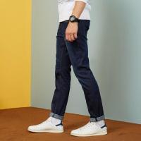美特斯邦威牛仔裤男弹力修身冬装显瘦长裤子韩版潮商场款75631410140
