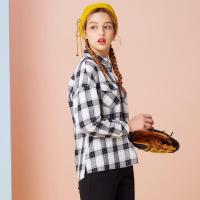 美特斯邦威格子衬衫女港味百搭打底衫韩版甜美潮流2018春季新品X6035036631_1