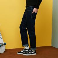 美特斯邦威直筒牛仔裤男士潮流社会精神小伙冬装商场款75634611940
