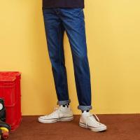 美特斯邦威牛仔裤男直筒2018春装新款精神小伙裤子男韩版百搭潮602101765