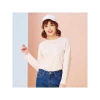 美特斯邦威2018春装新品chic长袖T恤女荷叶边打底衫甜美韩版潮X6034954467_1