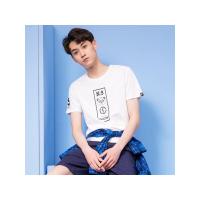 美特斯邦威T恤男2018夏季新款潮流大熊猫卡通图案印花潮短袖T恤_1