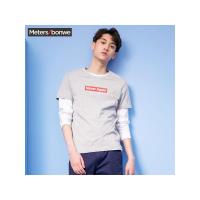美特斯邦威男款T恤2018夏装新款潮流时尚字母印花短袖T恤_1
