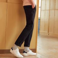 美特斯邦威休闲裤男士2018夏季新款时尚舒适微弹直筒休闲裤韩版602798