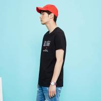 美特斯邦威官方店短袖T恤男夏装圆领纯棉修身青少年半袖衣服潮流601275