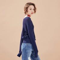 美特斯邦威针织衫女秋季款长袖金丝上衣潮228953商场同款_1