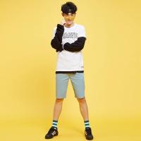 美特斯邦威五分裤男夏季休闲纯色短裤252334_1