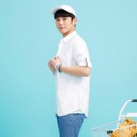 美特斯邦威衬衫男夏装牛津纺短袖衬衣225220_1