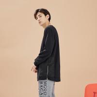 美特斯邦威男套头卫衣春装男加长款针织套头卫衣713037