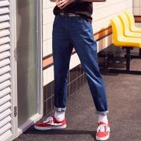 美特斯邦威牛仔裤男装2018夏季新款直筒牛仔裤602770