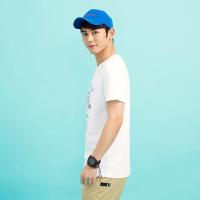 美特斯邦威短袖T恤男夏装字母地图印花纯棉上衣601278