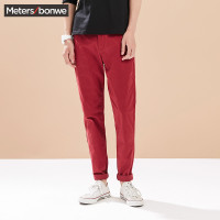 美特斯邦威男休闲裤春装男休闲基本斜袋洗水长裤753117_1