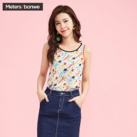 美特斯邦威女夏装无袖恤女背心无袖恤209755_1