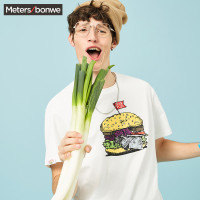 美特斯邦威短袖男汉堡短袖T恤726372商场同款