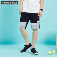 美特斯邦威针织短裤男夏装宽松舒适中裤249377商场同款