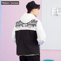 美特斯邦威外套男韩版潮迪士尼米奇2018夏季新款薄款夹克商场款734219